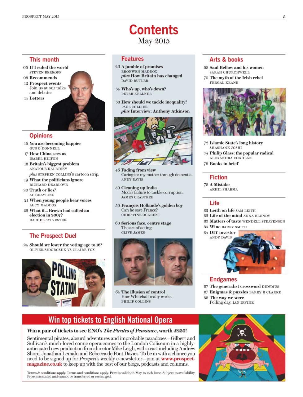 Prospect Magazine Preview Pages