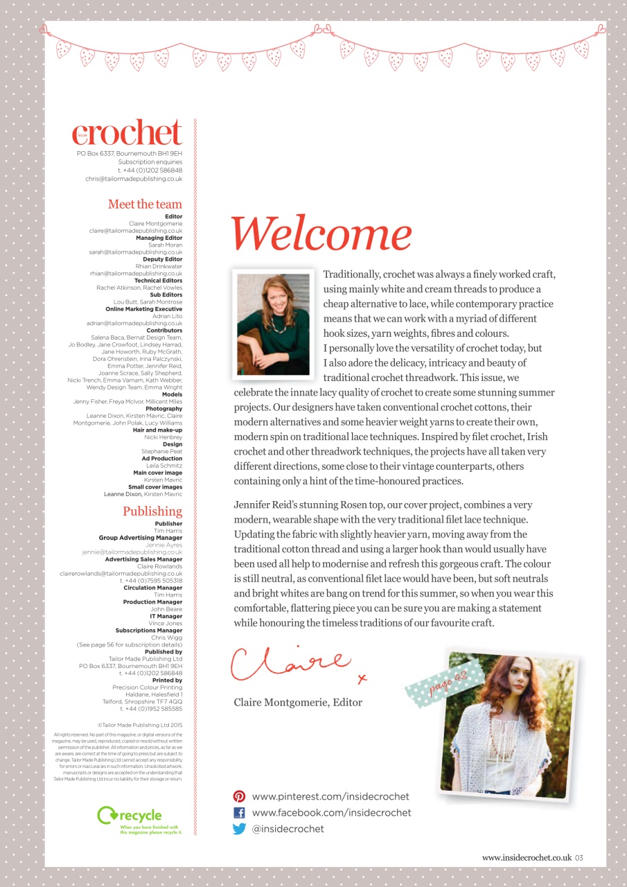 Inside Crochet Preview Pages