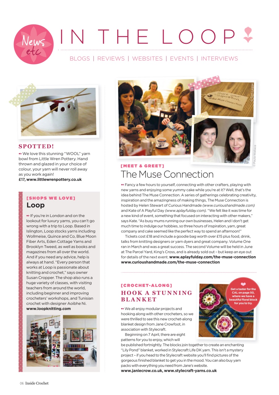 Inside Crochet Preview Pages