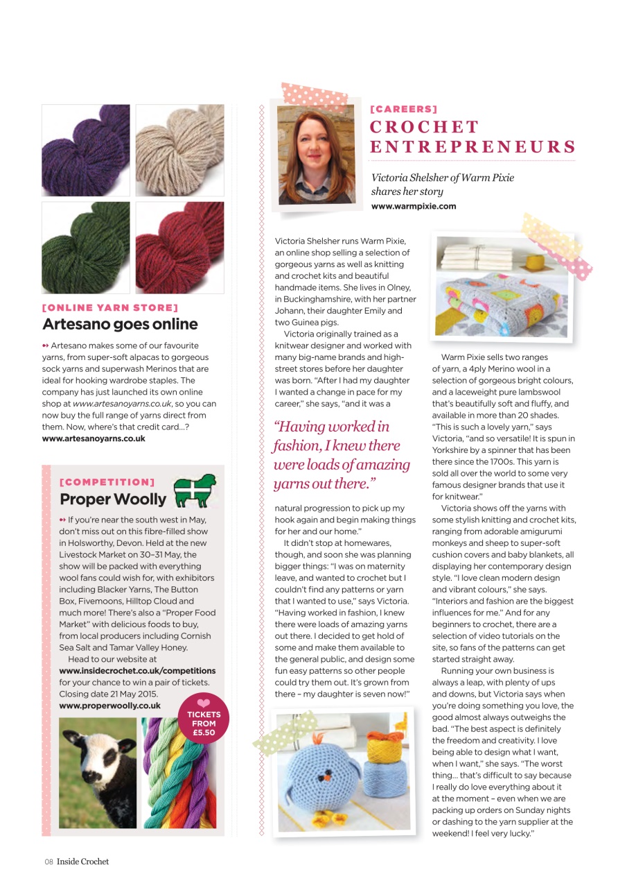 Inside Crochet Preview Pages