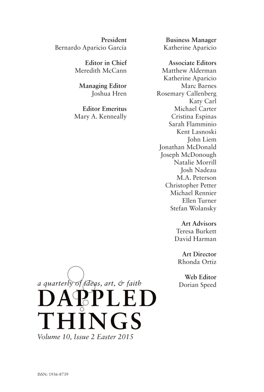 Dappled Things Preview Pages