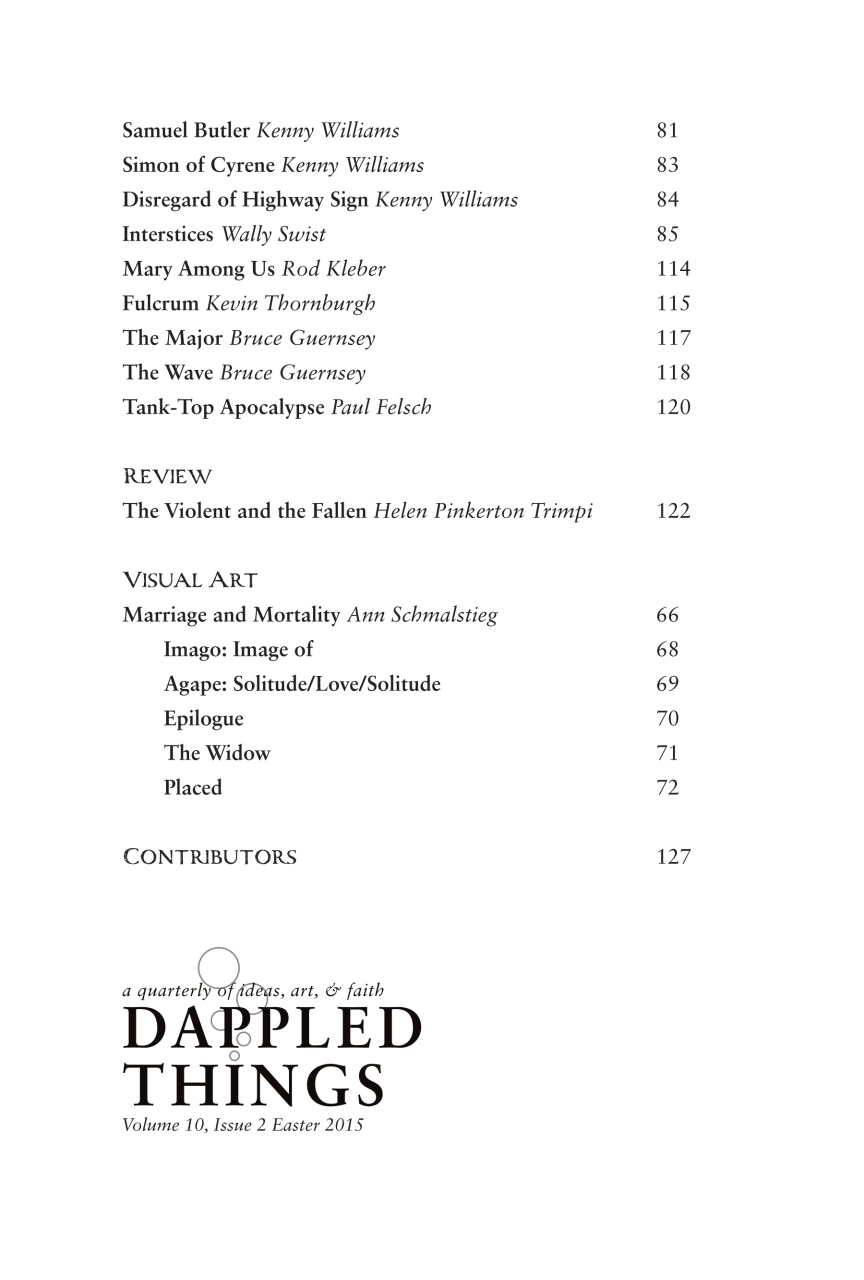 Dappled Things Preview Pages