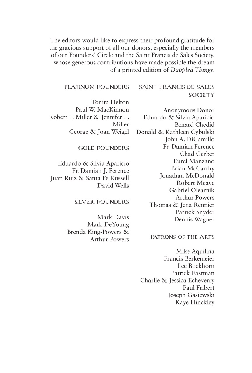 Dappled Things Preview Pages