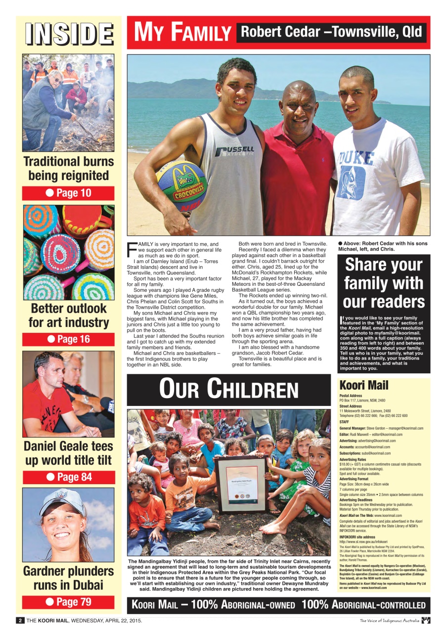 Koori Mail Preview Pages