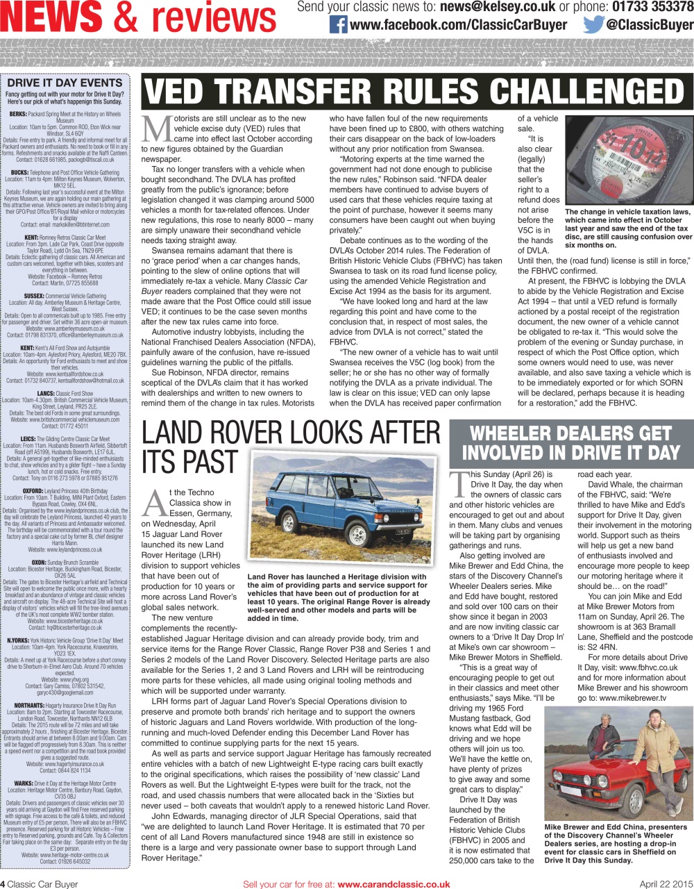 Classic Car Buyer Preview Pages