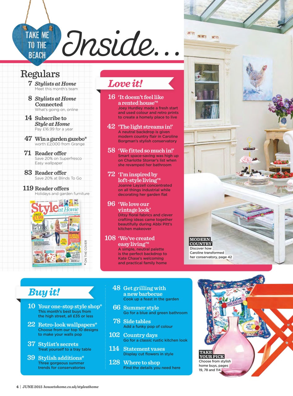 Style at Home Preview Pages