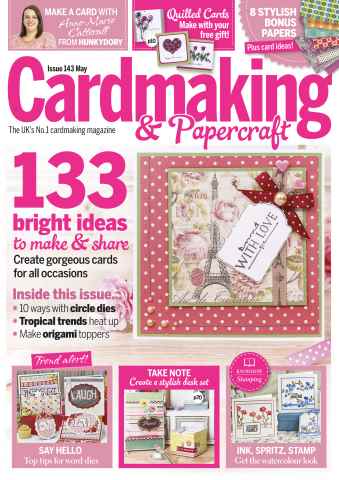 Cardmaking & Papercraft issue May 2015