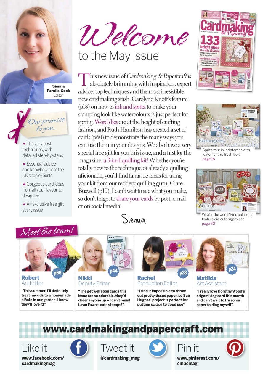 Cardmaking & Papercraft Preview Pages