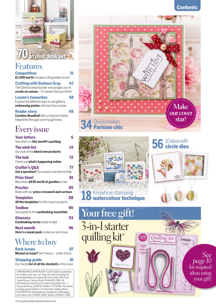 Cardmaking & Papercraft Preview Pages