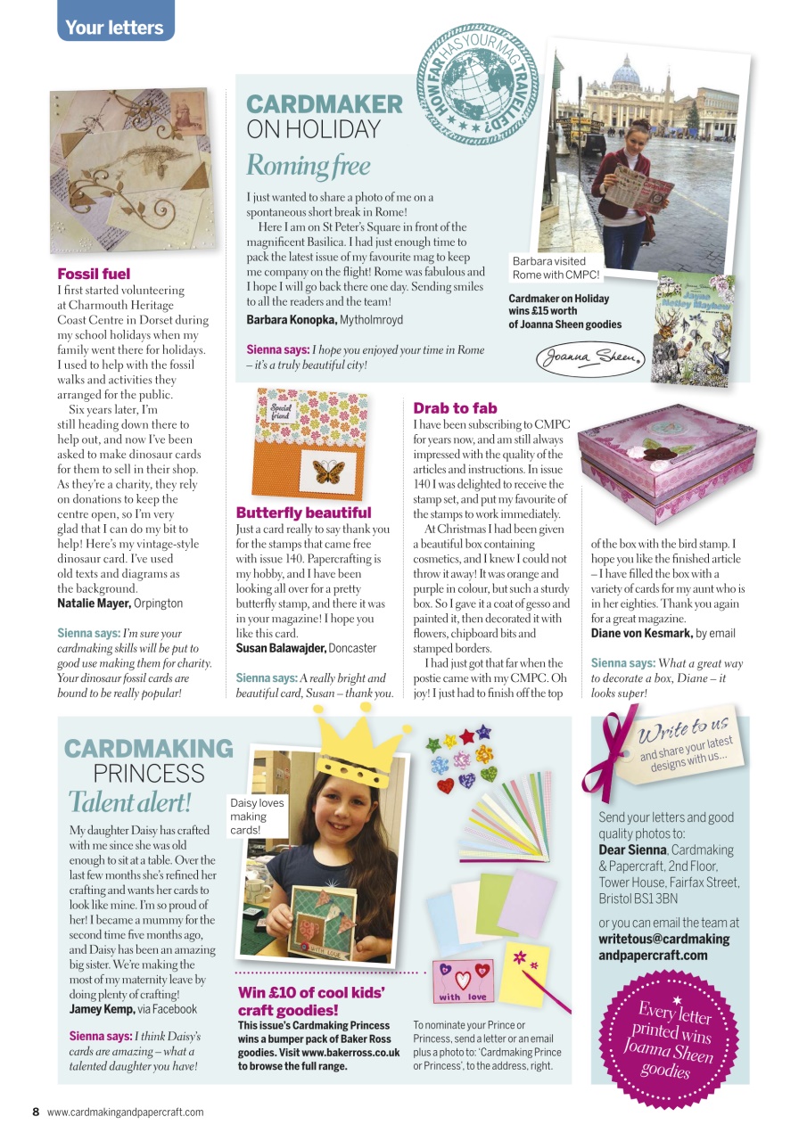 Cardmaking & Papercraft Preview Pages