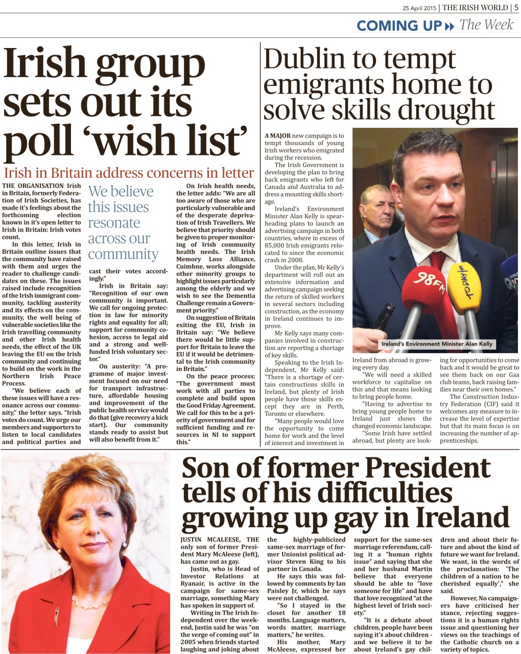 Irish World Preview Pages