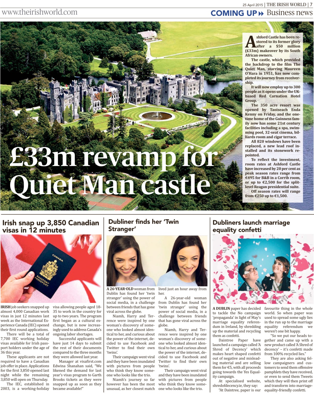 Irish World Preview Pages