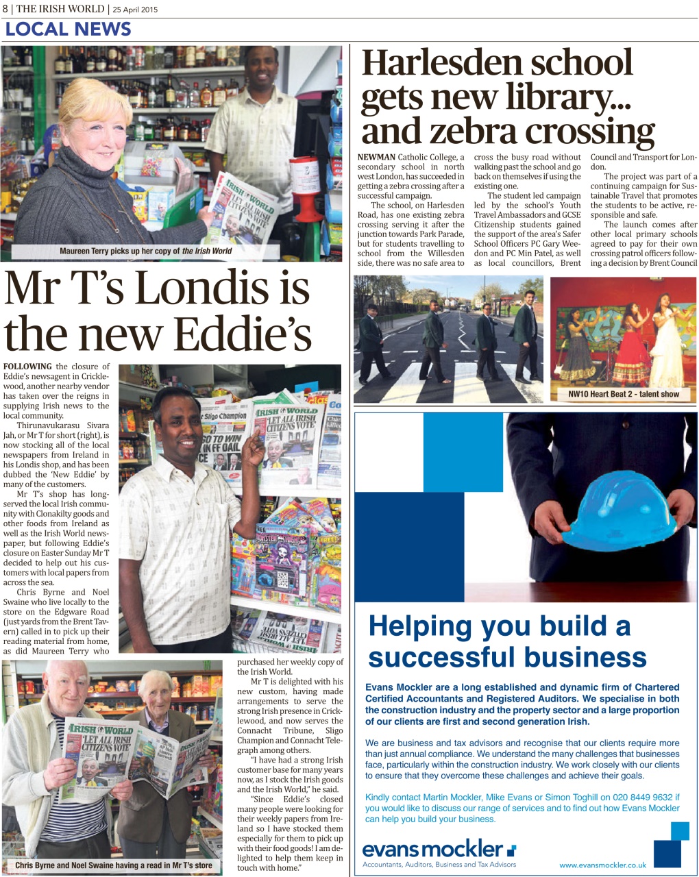 Irish World Preview Pages