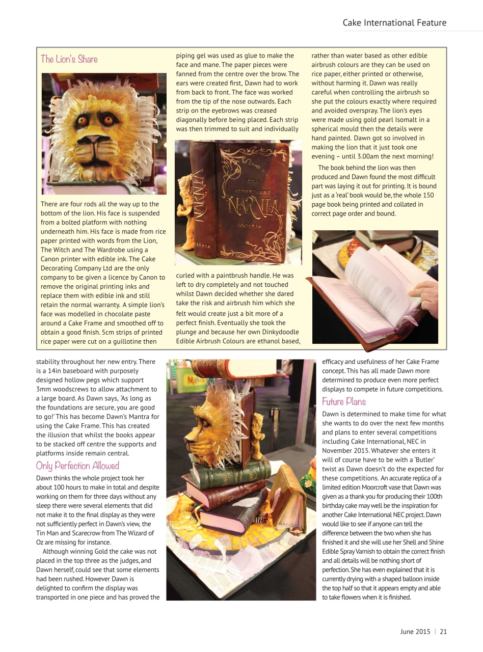 Cake Decoration & Sugarcraft Magazine Preview Pages