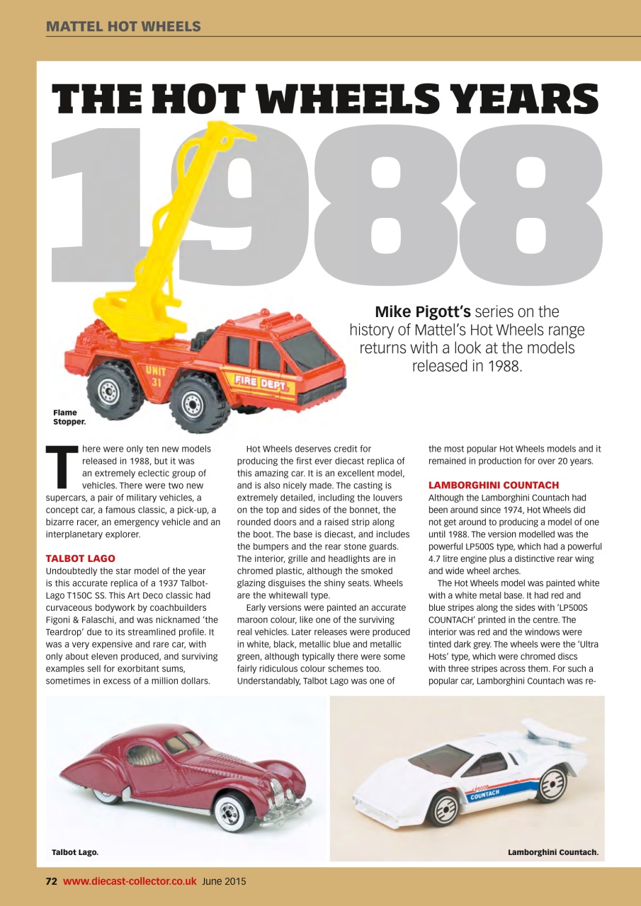 Diecast Collector Preview Pages