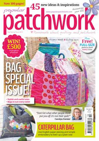 Popular Patchwork Magazine issue Bag Special Issue 2015