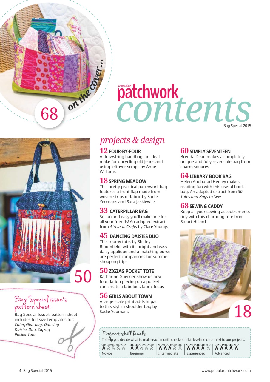 Popular Patchwork Magazine Preview Pages