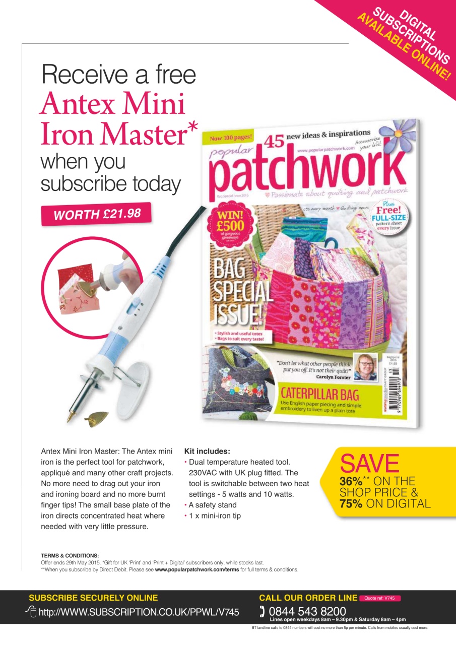 Popular Patchwork Magazine Preview Pages