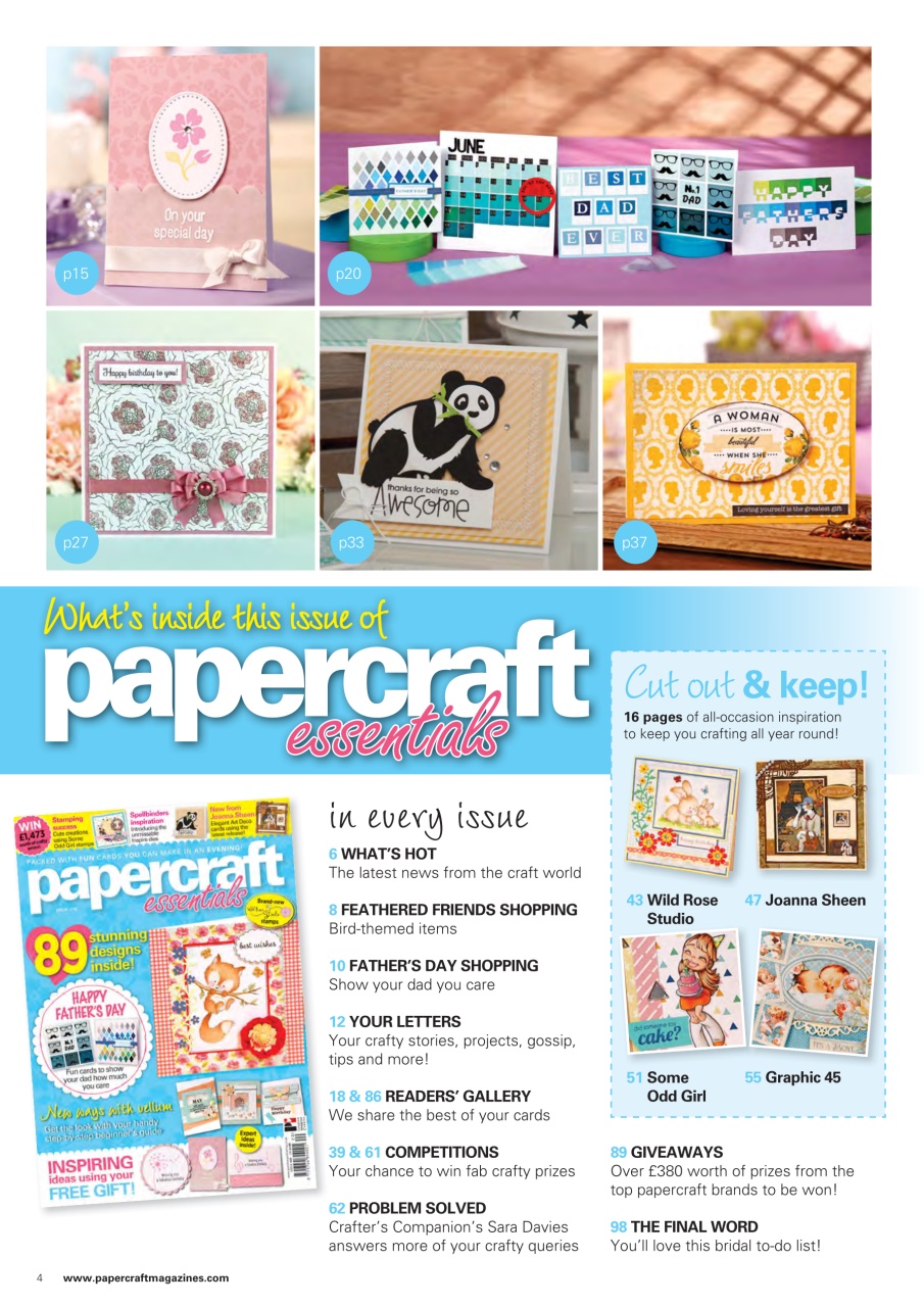 Papercraft Essentials Preview Pages