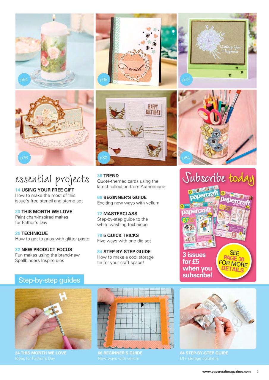 Papercraft Essentials Preview Pages