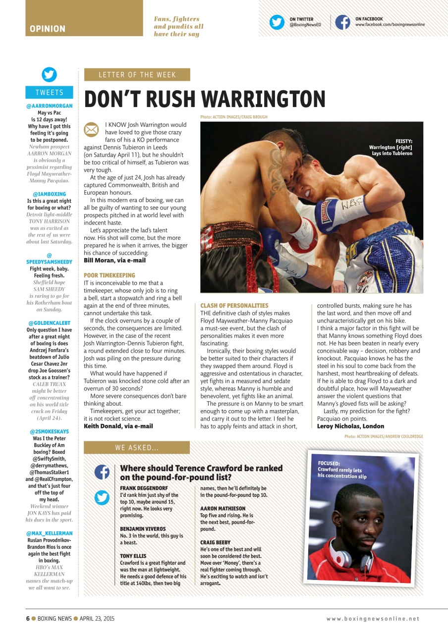 Boxing News Preview Pages