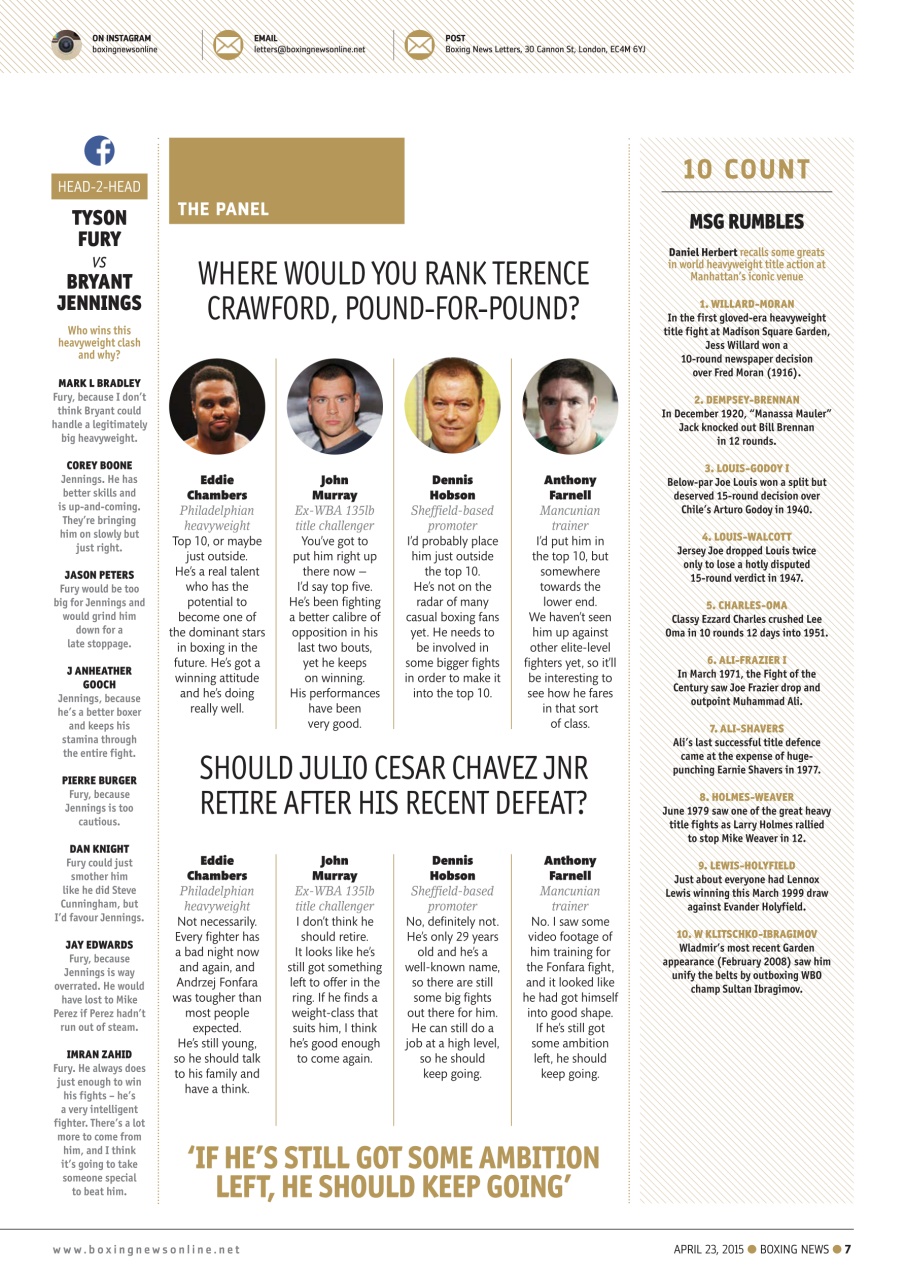 Boxing News Preview Pages