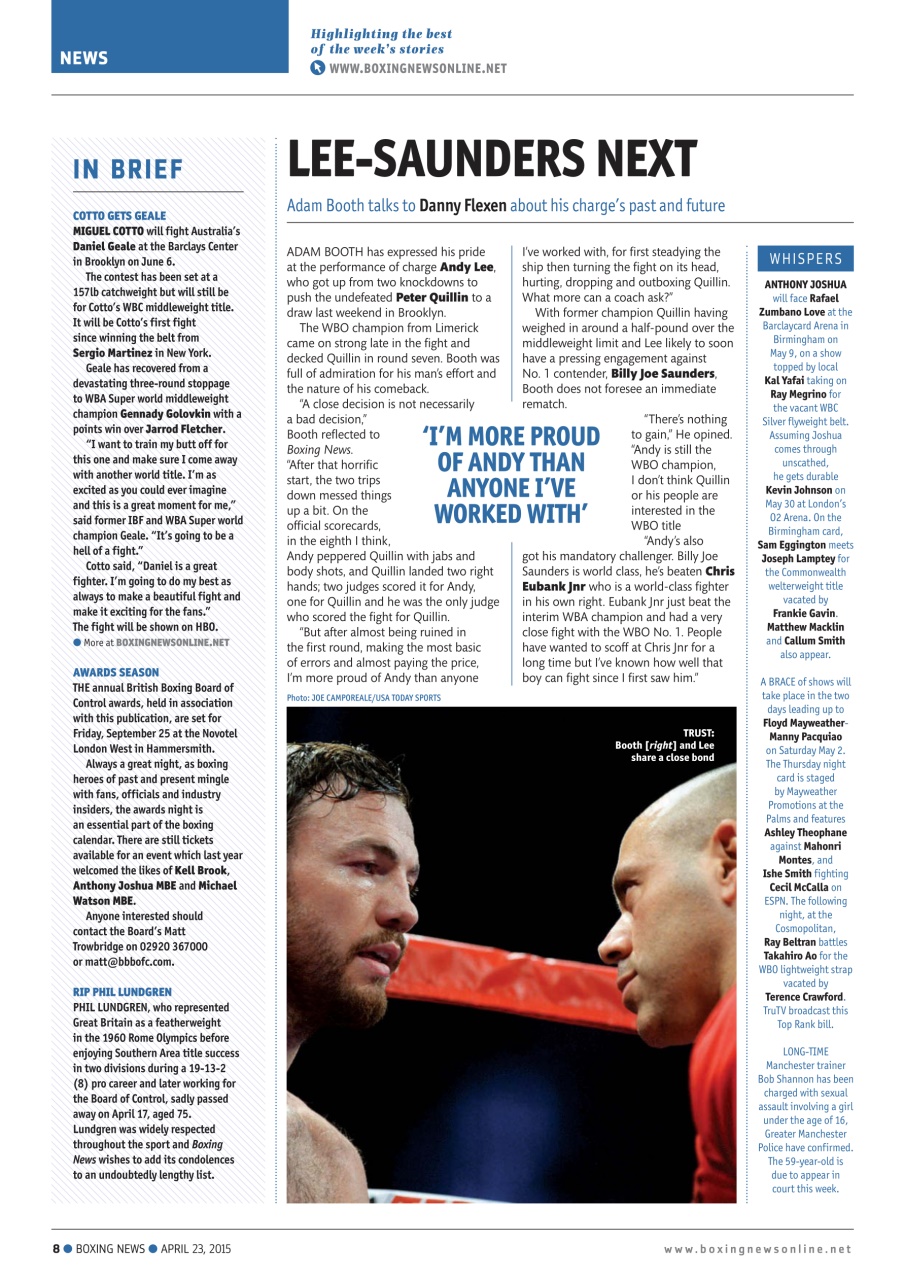 Boxing News Preview Pages