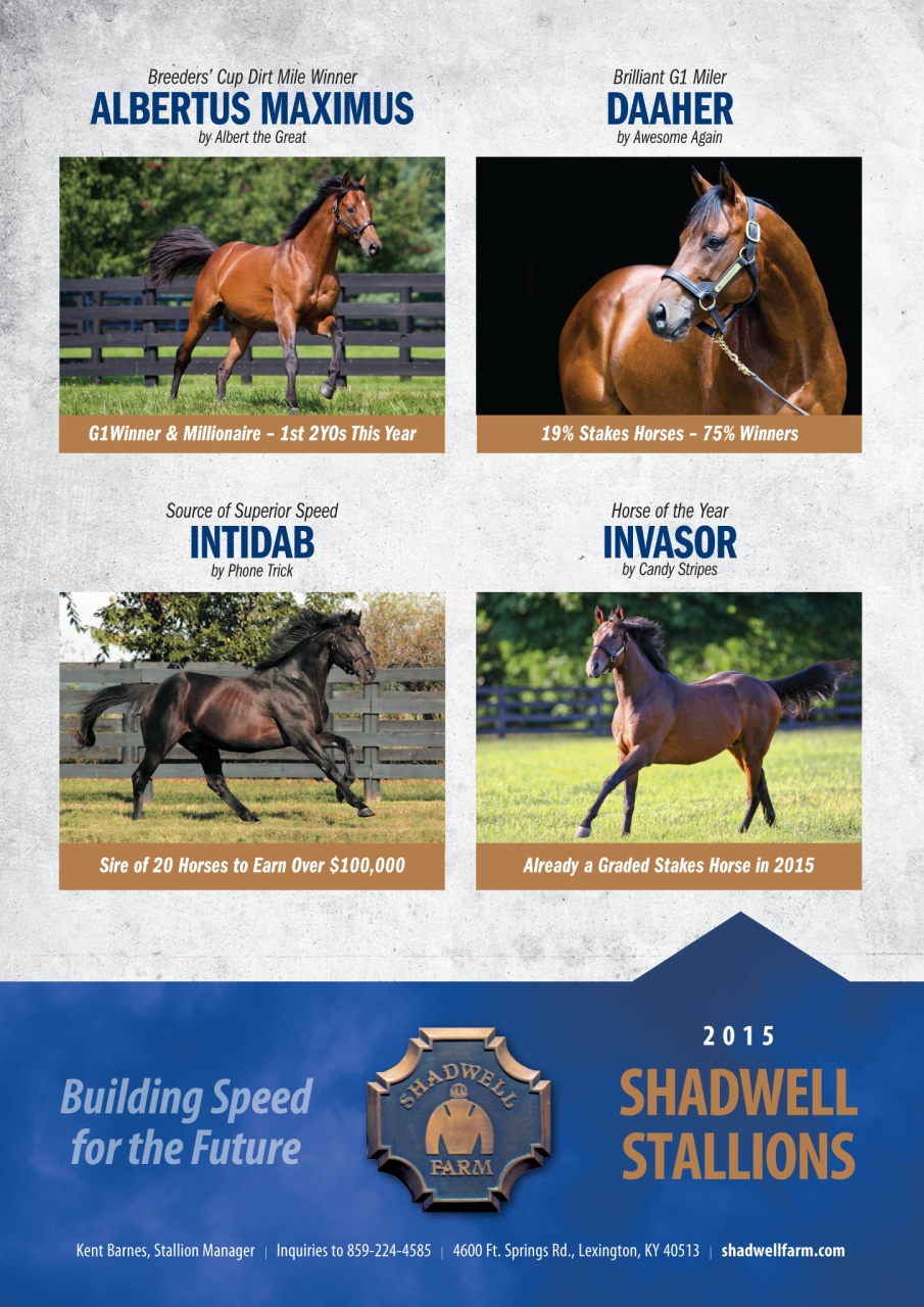 North American Trainer Magazine - horse racing Preview Pages