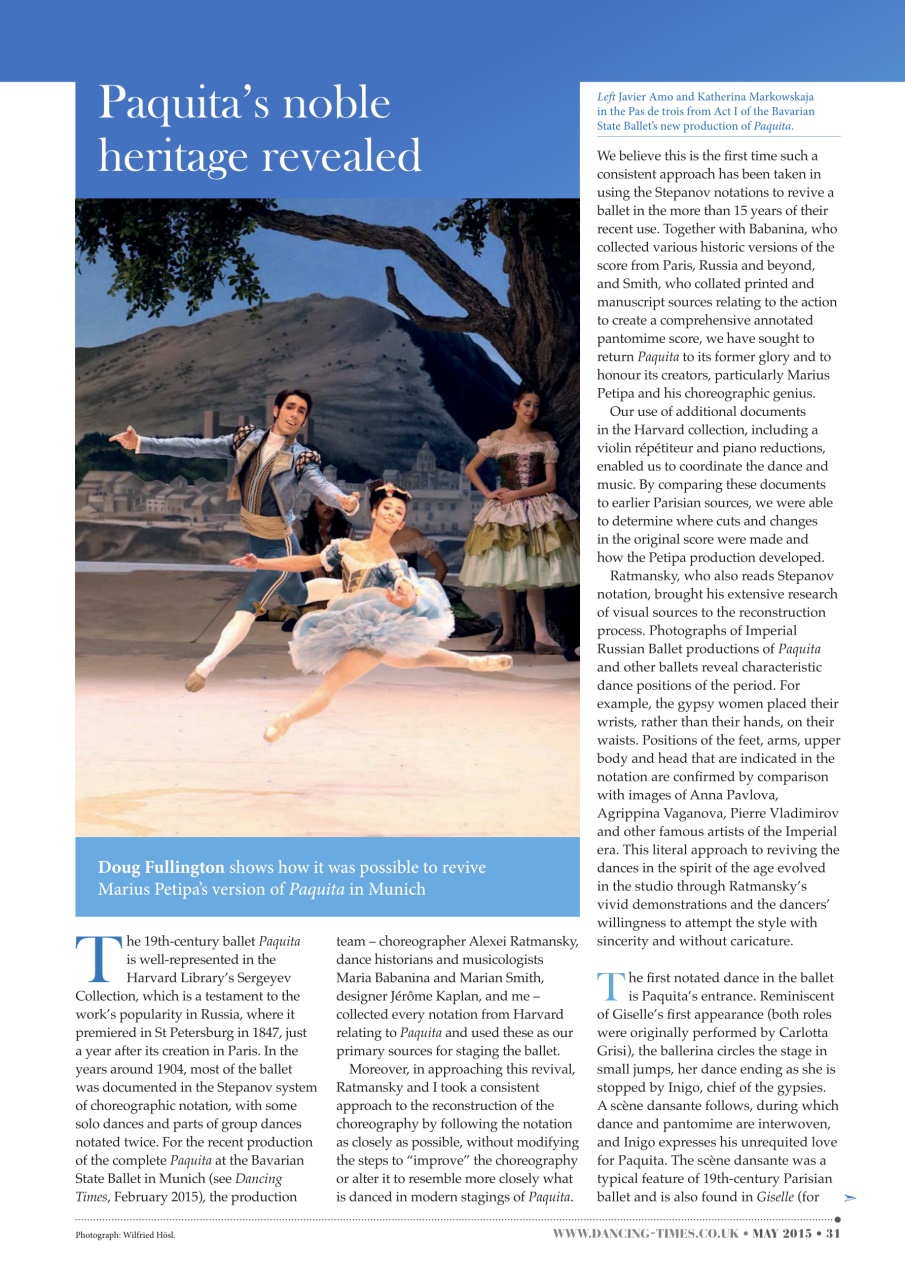 Dancing Times Preview Pages