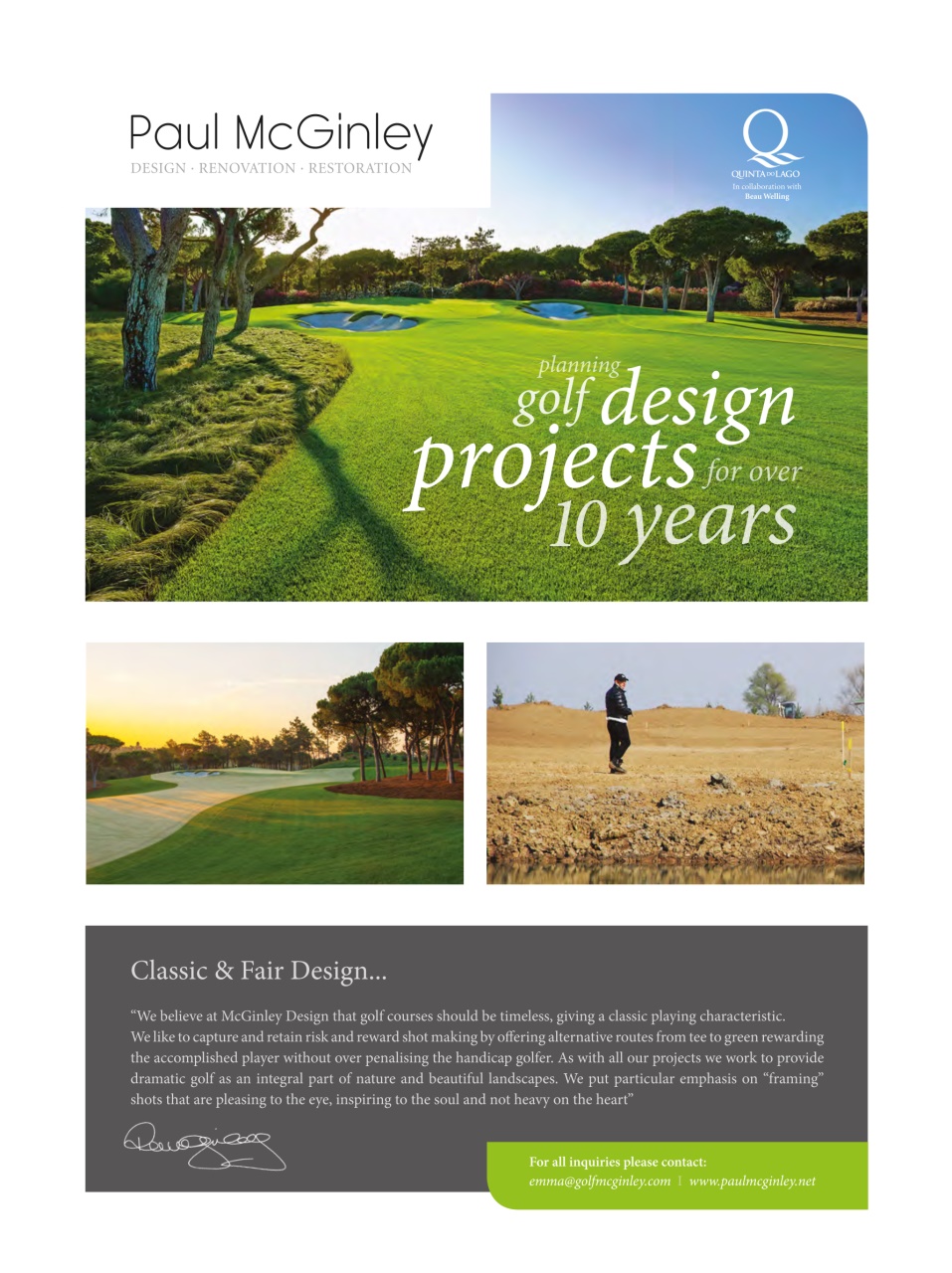 Golf Course Architecture Preview Pages