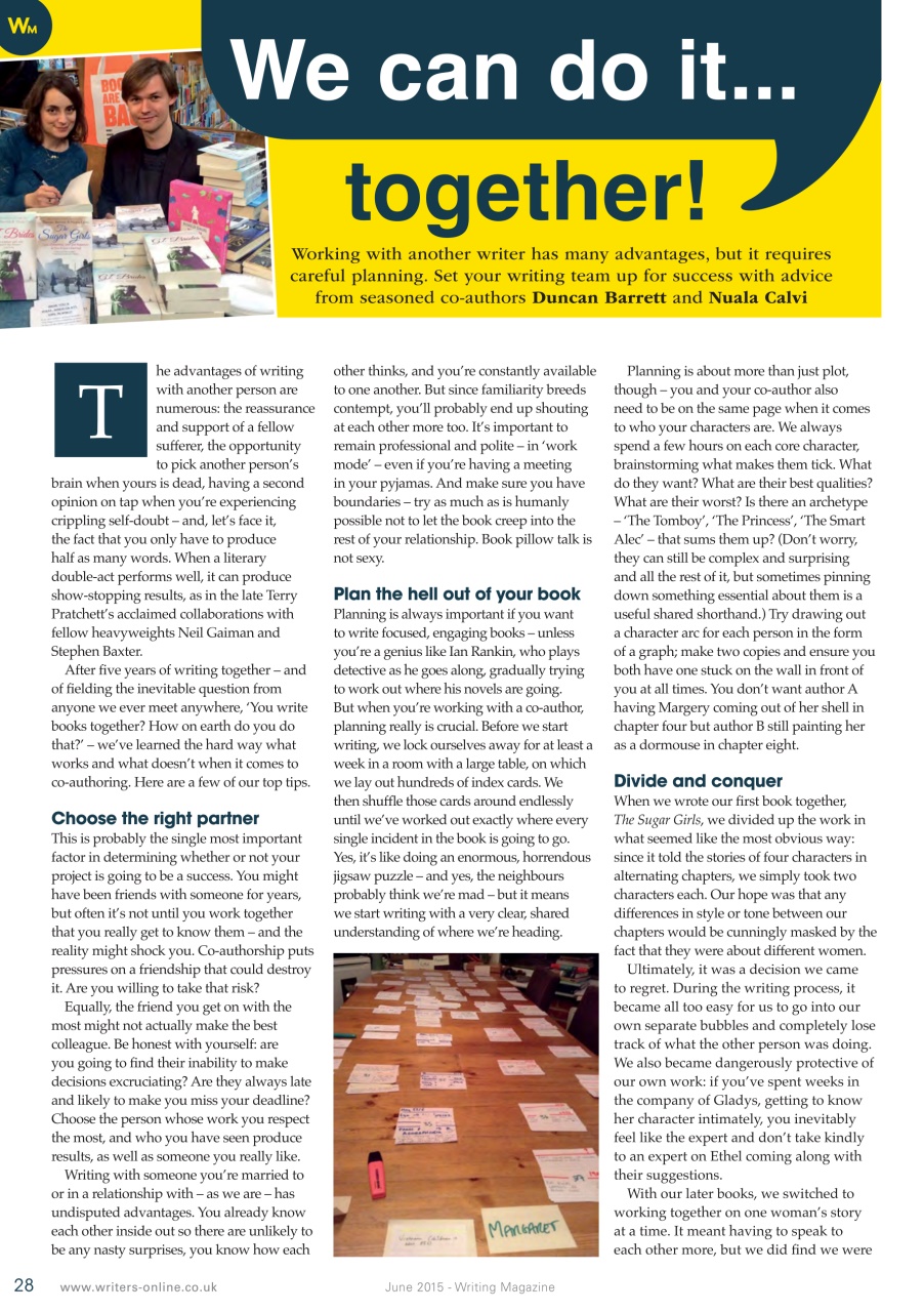 Writing Magazine Preview Pages