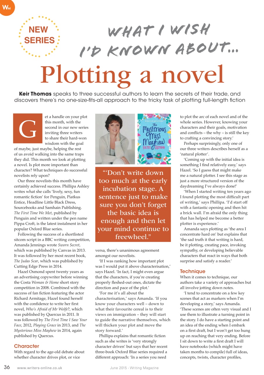 Writing Magazine Preview Pages