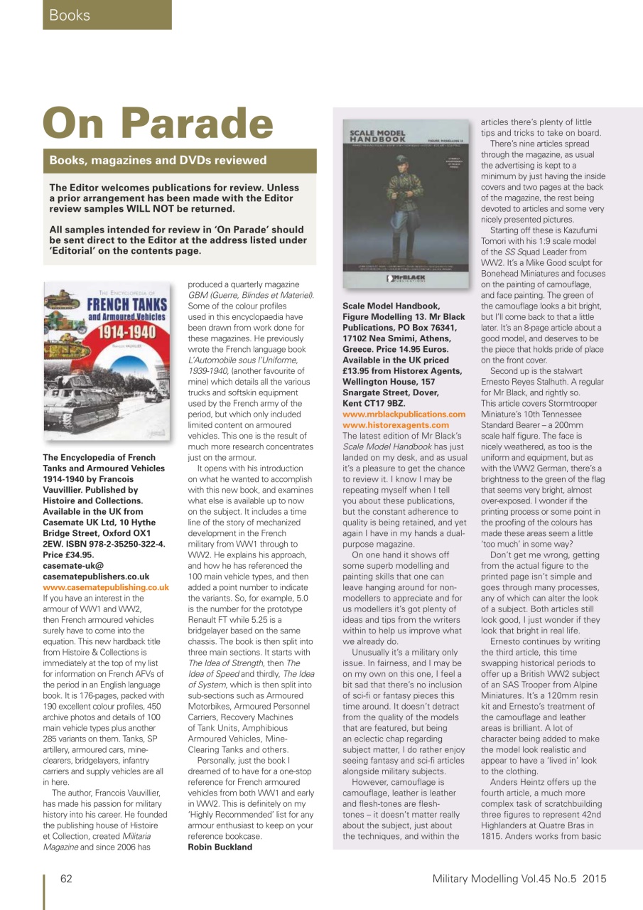 Military Modelling International Magazine Preview Pages
