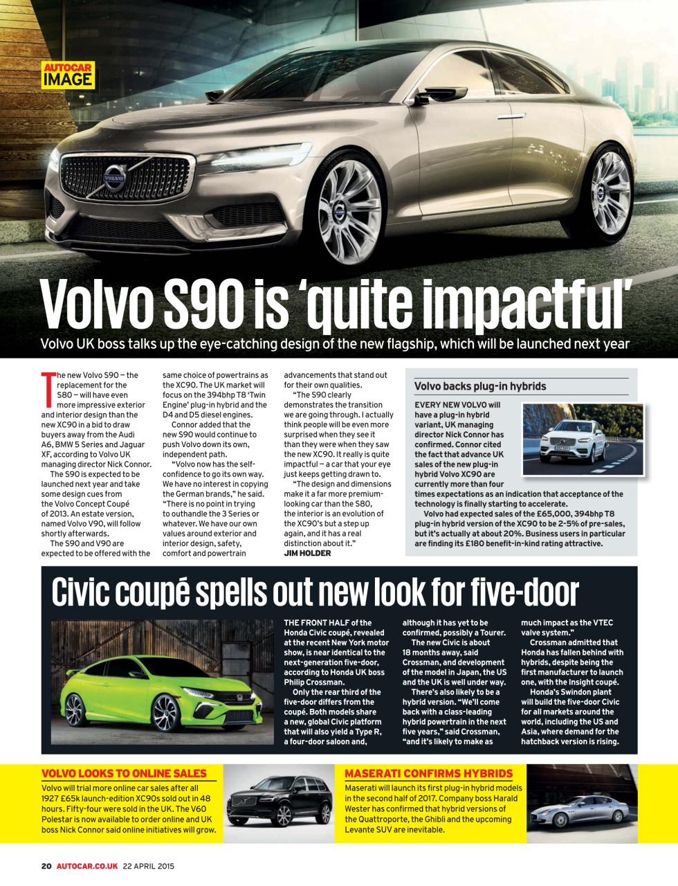 Autocar Preview Pages