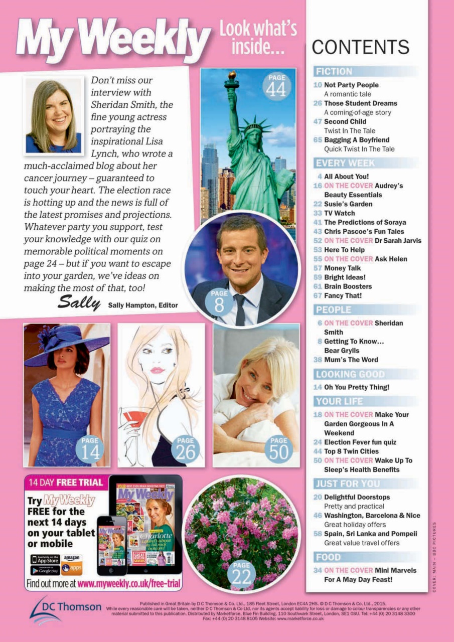 My Weekly Preview Pages