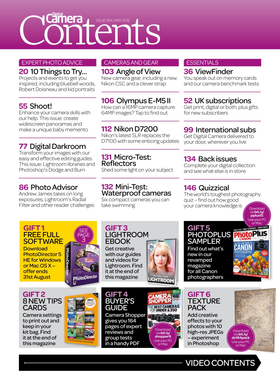 Digital Camera Magazine Preview Pages