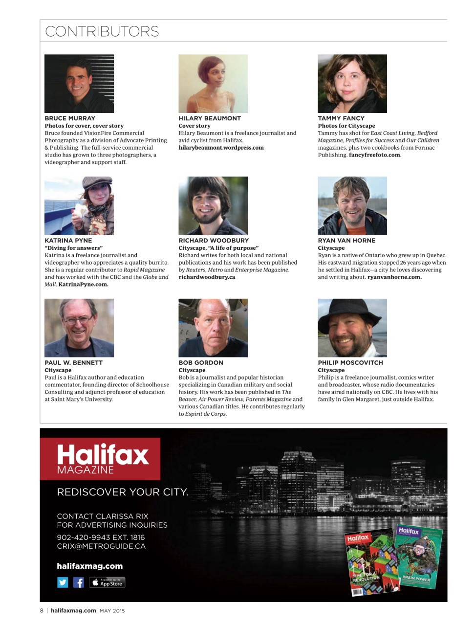 Halifax Magazine Preview Pages
