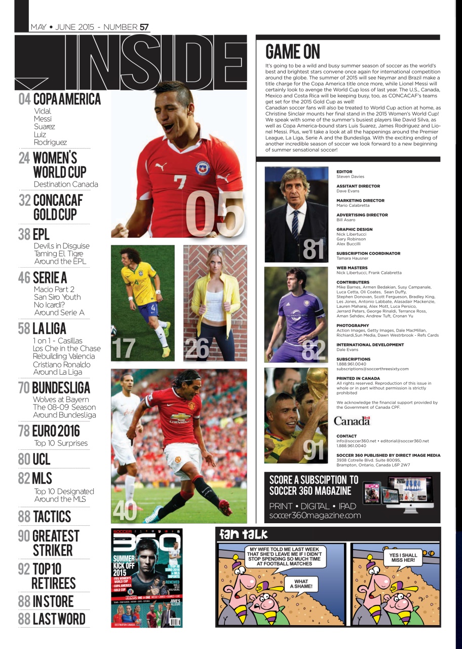 Soccer 360 Preview Pages