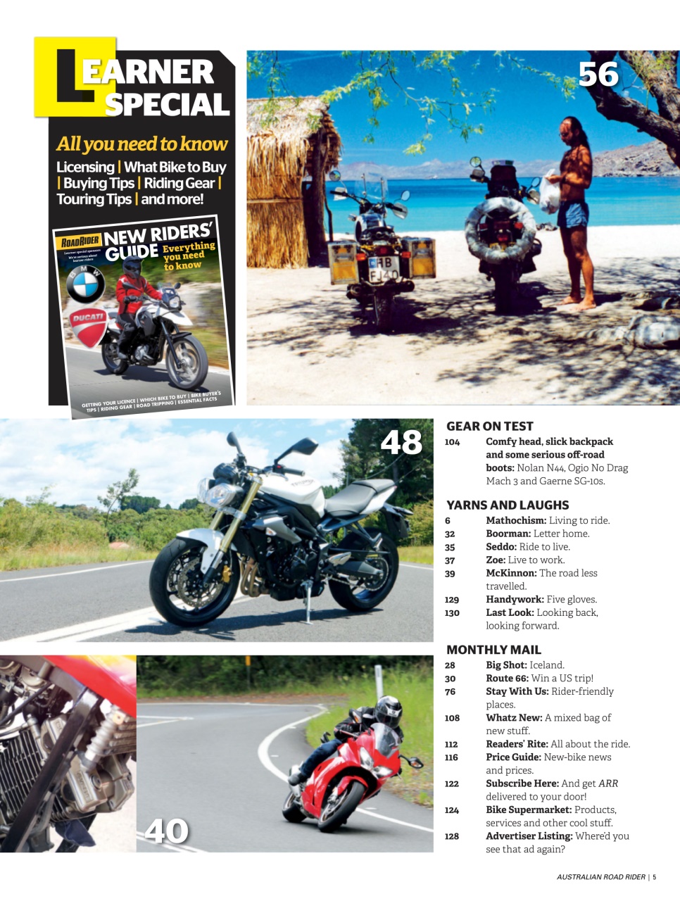 Australian Road Rider Preview Pages