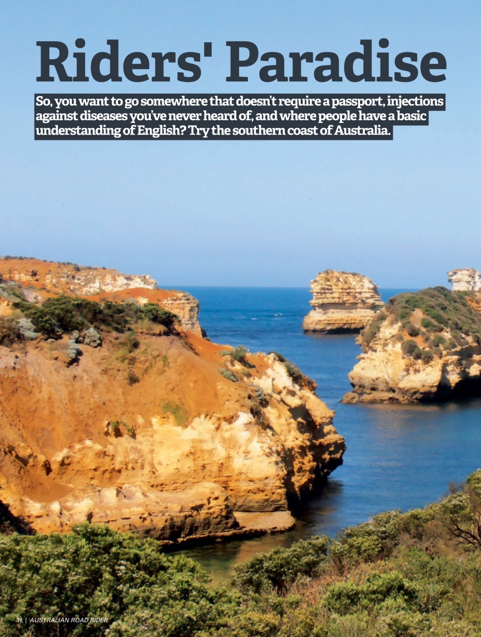 Australian Road Rider Preview Pages