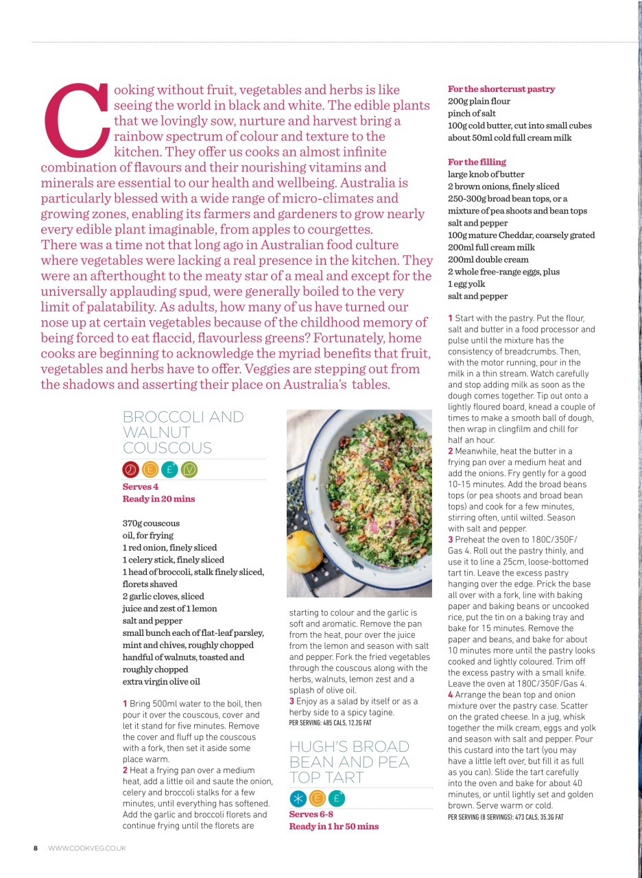 Veggie Magazine Preview Pages