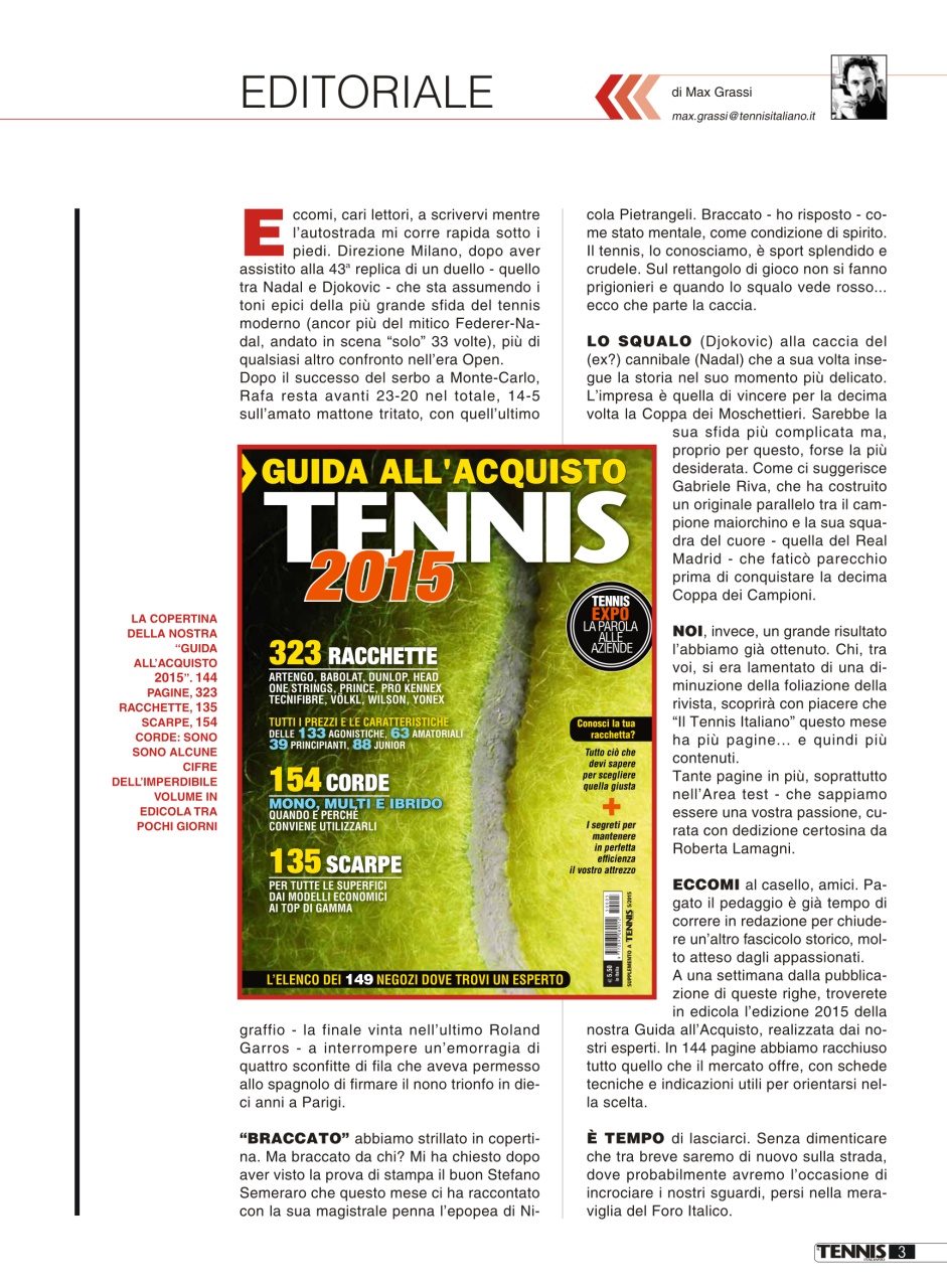 Il Tennis Italiano Preview Pages