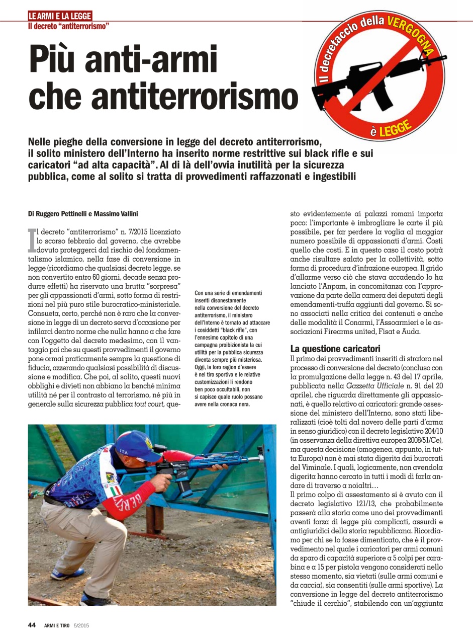 Armi E Tiro Preview Pages