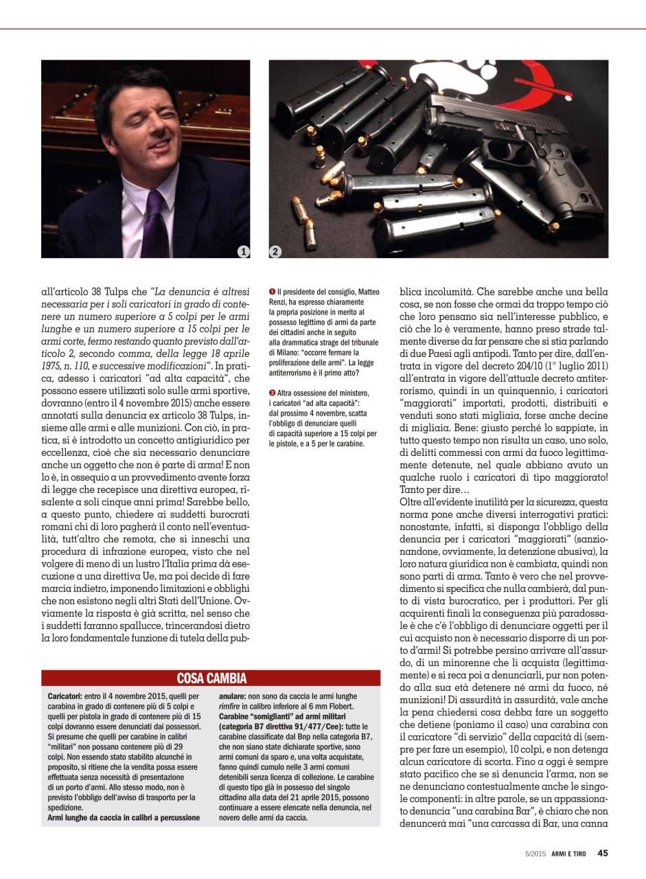 Armi E Tiro Preview Pages