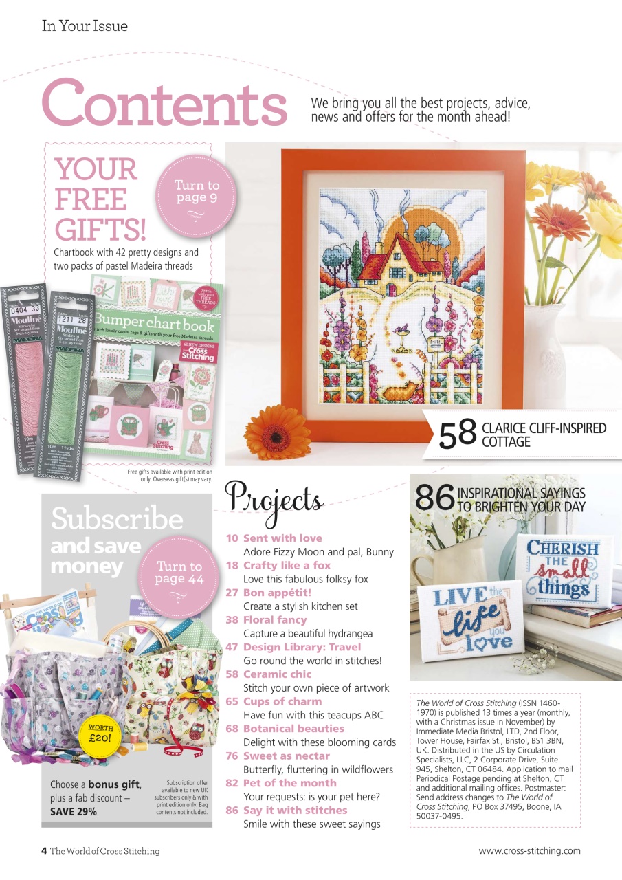 The World of Cross Stitching Preview Pages