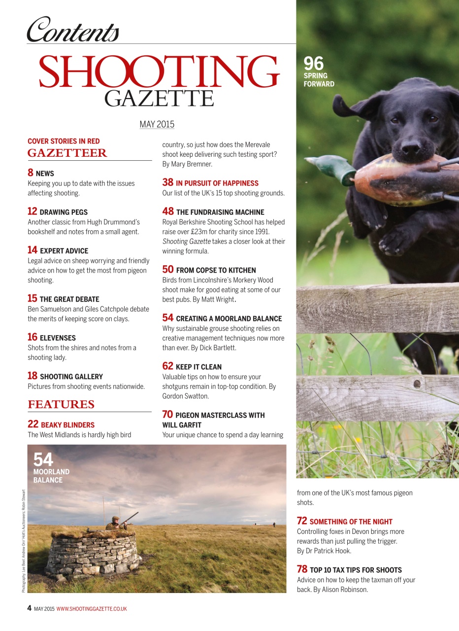 Shooting Gazette Preview Pages