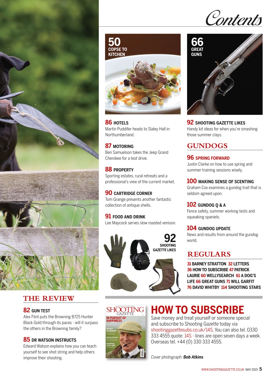 Shooting Gazette Preview Pages