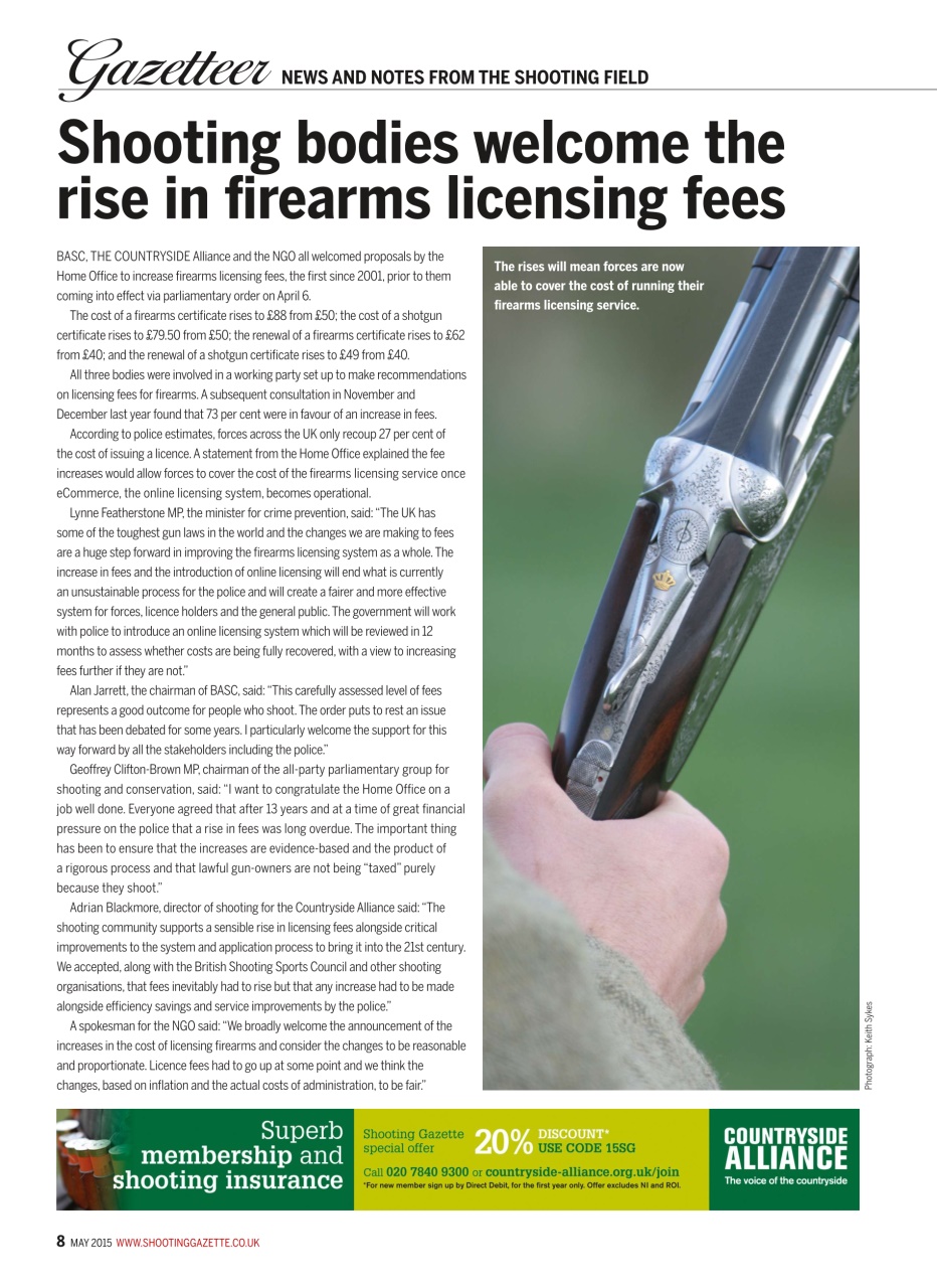 Shooting Gazette Preview Pages