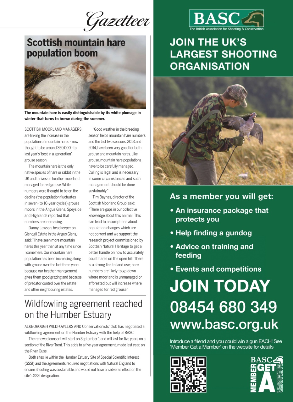 Shooting Gazette Preview Pages