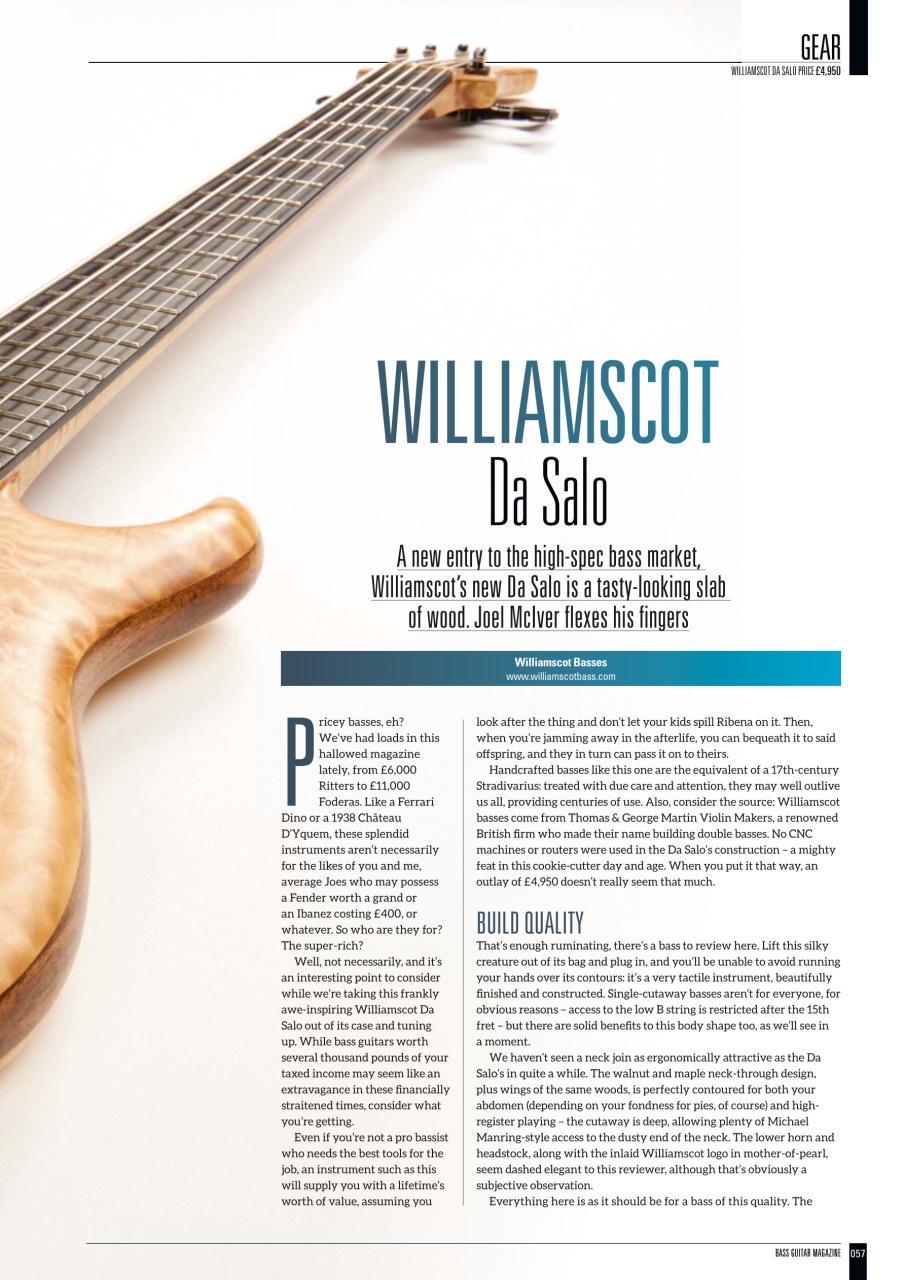 Bass Player UK Preview Pages